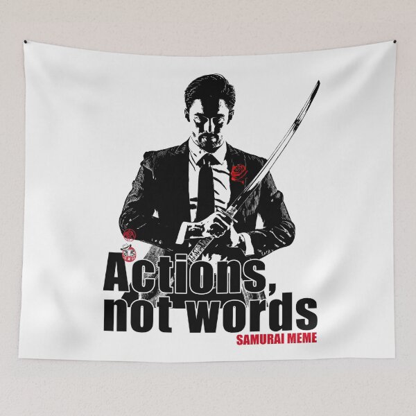 Item preview, SAMURAI MEME - Aphorisms left by the Samurai 03 designed and sold by ZENBIENT-COWBOY.