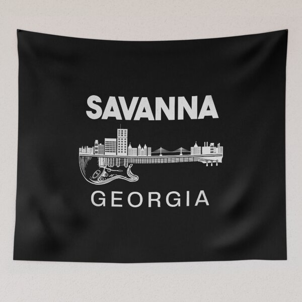 Item preview, Savanna Georgia Gift Guitar Music Savanna Skyline designed and sold by DSWShirts.