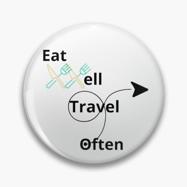 Item preview, Eat Well Travel Often designed and sold by OS-Afolky.