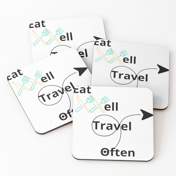 Item preview, Eat Well Travel Often designed and sold by OS-Afolky.