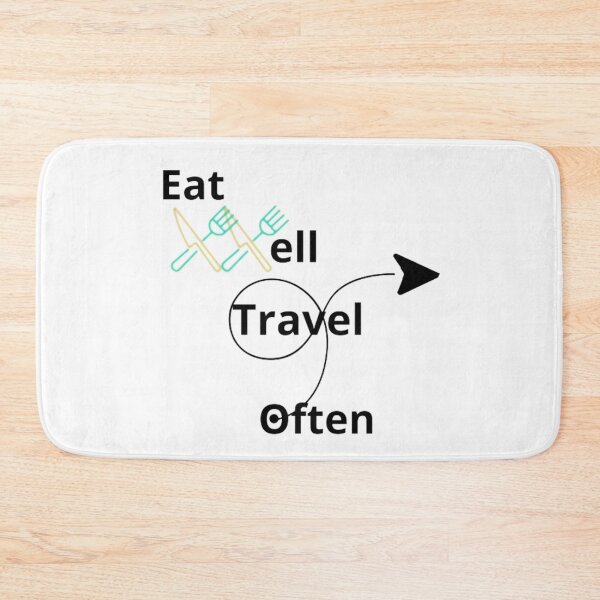 Item preview, Eat Well Travel Often designed and sold by OS-Afolky.