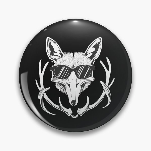 Item preview, Fox Skull with Antlers designed and sold by Verycutethings.