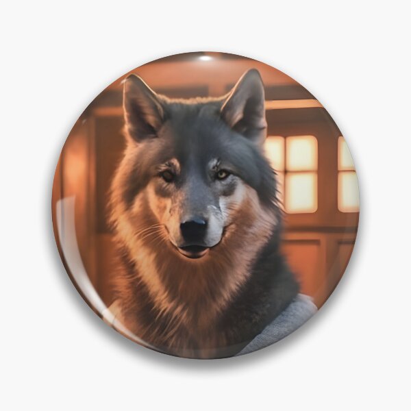 Item preview, A wolf wrapped in a towel is standing in the bathhouse designed and sold by MalakShams.