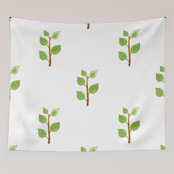 Item preview, Watercolor green branch with leaves designed and sold by VadimFromm.