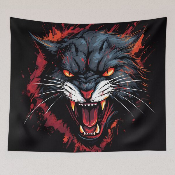 Item preview, “Fierce Feline” designed and sold by Art-Vortex-fr.