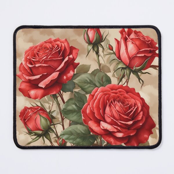 Item preview, Vintage Red Roses designed and sold by Neranchara.
