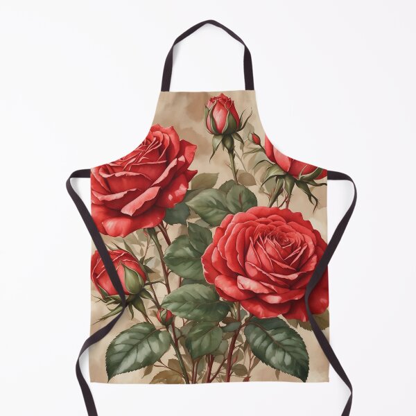 Item preview, Vintage Red Roses designed and sold by Neranchara.