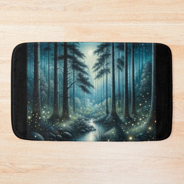 Item preview, Enchanted Night Woods designed and sold by BestArtByArvind.