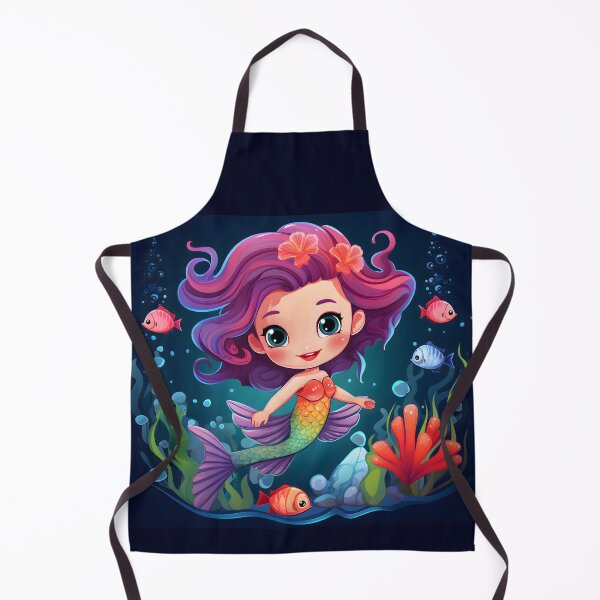 Item preview, Coralie - Mermaid Cartoon designed and sold by CuddlesCartoons.