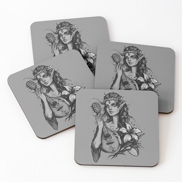 Item preview, Elf bard - sketch designed and sold by BTW-byMargo.