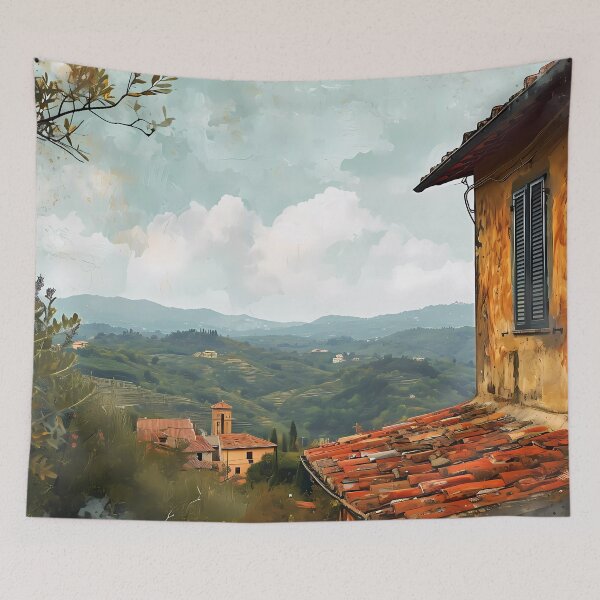 Item preview, The Quiet Streets of Atessa at Dawn designed and sold by landletsy.