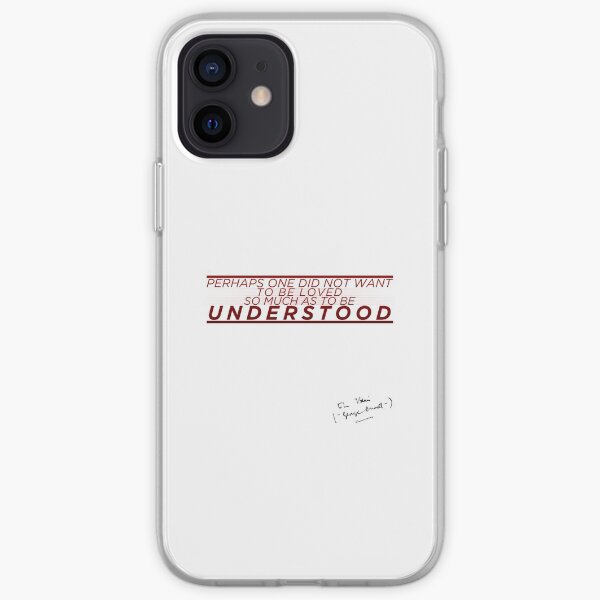 Perhaps one did not want to be loved so much as to be understood - George Orwell,1984 iPhone Soft Case