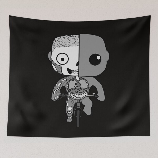 Item preview, Anatomy Of A Chibi Cyclist BW2 designed and sold by Agunikyle.