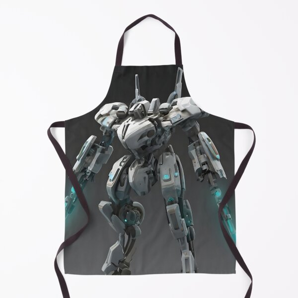 Item preview, futuristic mech with two element katanas designed and sold by MalakShams.