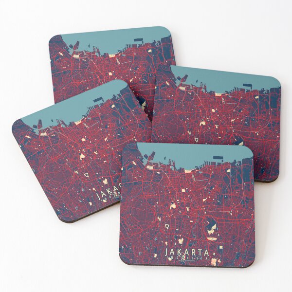 Item preview, Jakarta City Map of Indonesia - Hope designed and sold by deMAP.