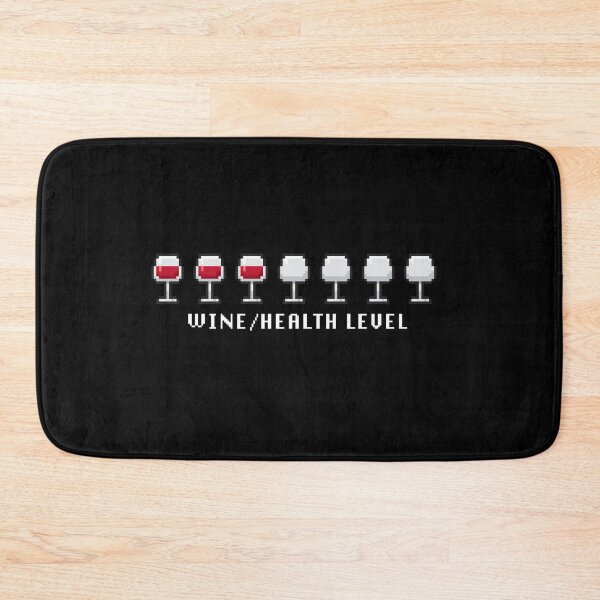 Item preview, ALCOHOL - Wine Health Level designed and sold by SlappyWares.