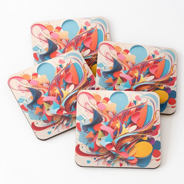 Item preview, A colorful swirls and shapes designed and sold by johndesign88.