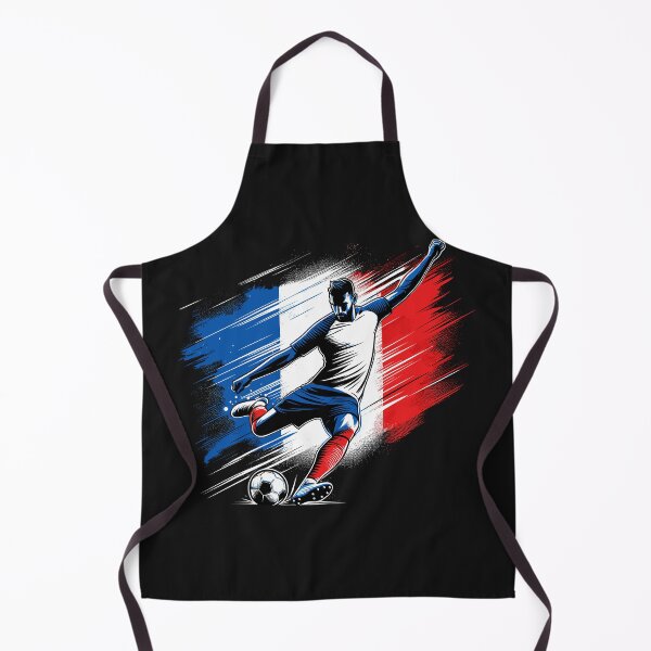 Item preview, Dynamic France Soccer Star in Action - Vector Design designed and sold by SerhiiArt.