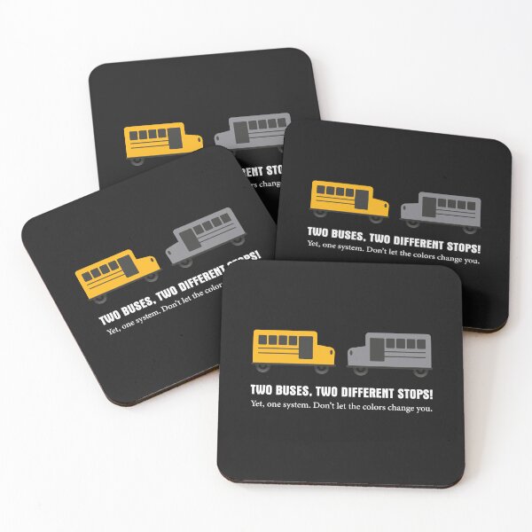 Item preview, Two buses, two different stops designed and sold by iamjus1.