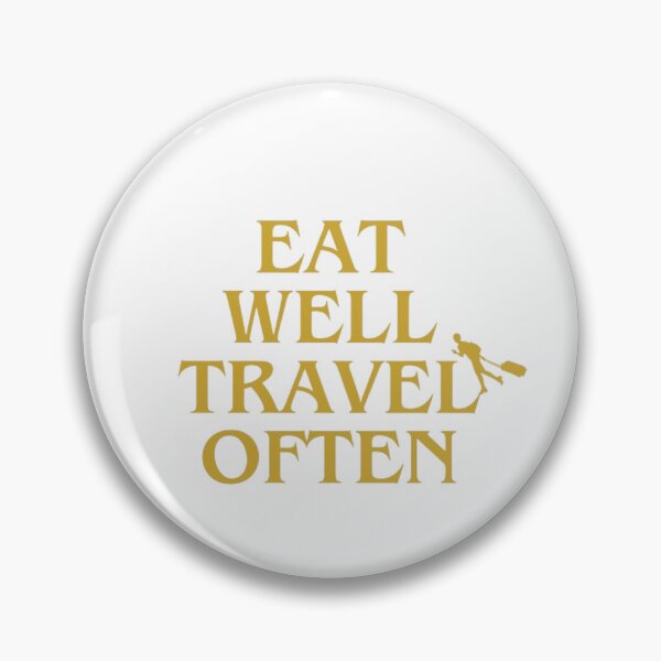 Item preview,  Eat Well Travel Often designed and sold by OS-Afolky.