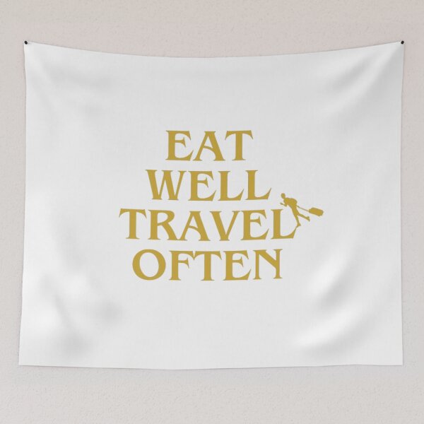 Item preview,  Eat Well Travel Often designed and sold by OS-Afolky.