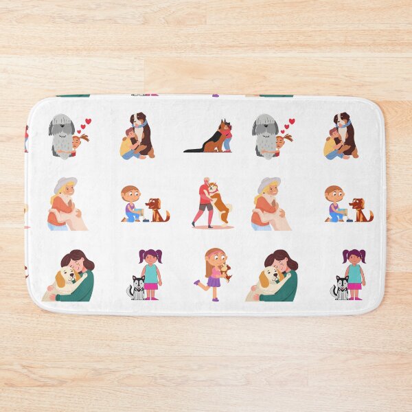 Item preview, Beautiful dogs affectionately hugging their friends designed and sold by huape.