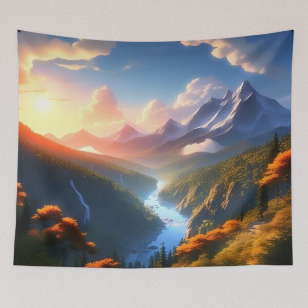 Item preview, Sunlit Mountains designed and sold by PanoramicVistas.