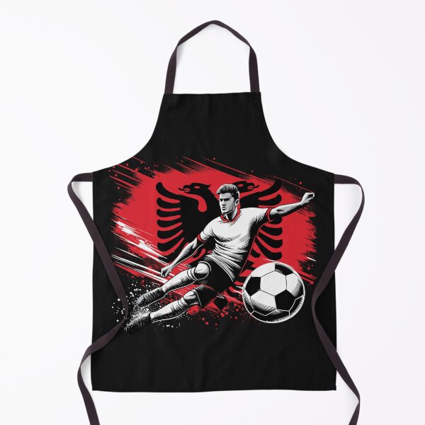 Item preview, Dynamic Albania Soccer Star in Action - Vector Design designed and sold by SerhiiArt.