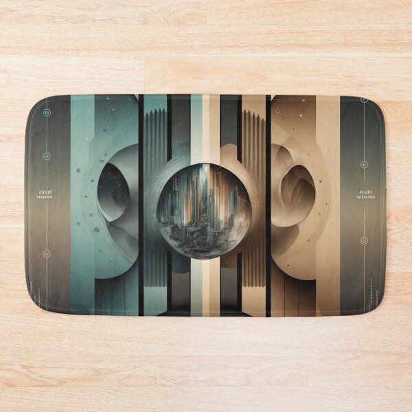 Item preview, Chromatic Surrealism: Abstract Art in Chrome Hues designed and sold by iQuorra.