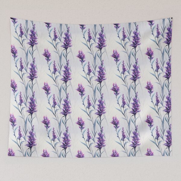 Item preview, Lavender Tile 02: Purple Haze on Fragrant Spikes and Fields of Violet Perfume designed and sold by TheBrainArt.