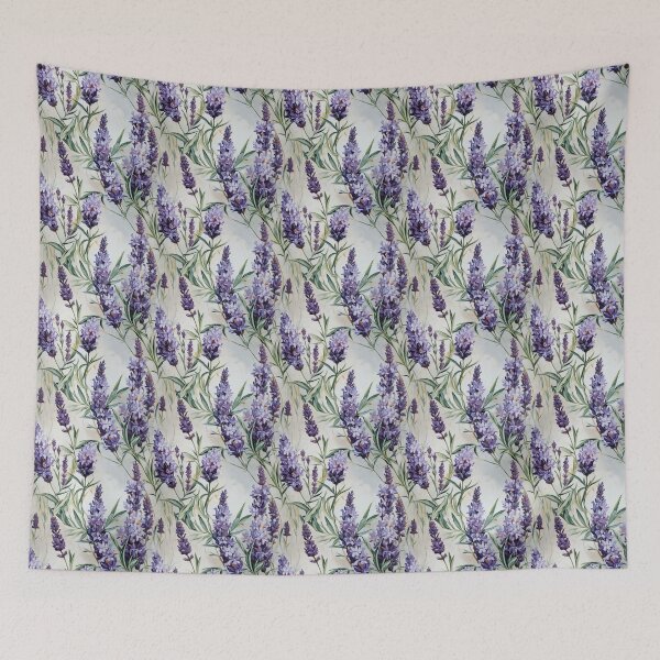 Item preview, Lavender Tile 03: Purple Haze on Fragrant Spikes and Fields of Violet Perfume designed and sold by TheBrainArt.