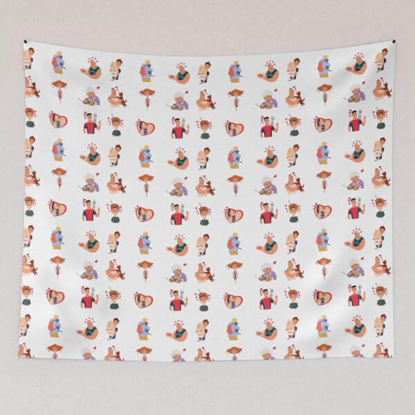 Item preview, animal loving people hugging their life companions designed and sold by huape.