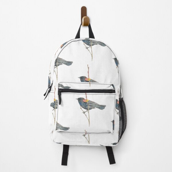 Item preview,  red-winged blackbird watercolor portrait designed and sold by L'Atelier Oranjade.