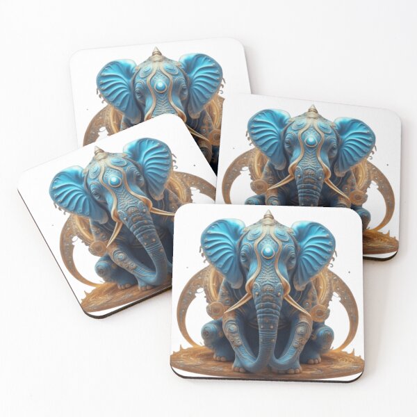 Item preview, Blue elephant of spirituality designed and sold by smartlogo_factory.