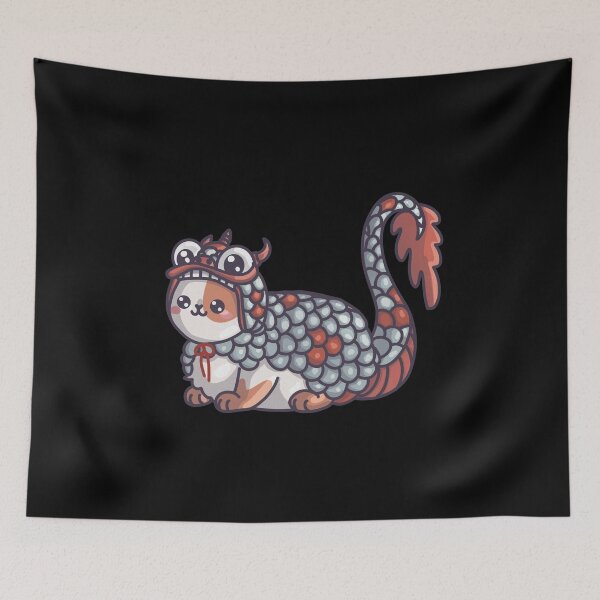 Item preview, Chonky Dragon Cat - Chinese New Year - Year of Dragon designed and sold by FelineEmporium.