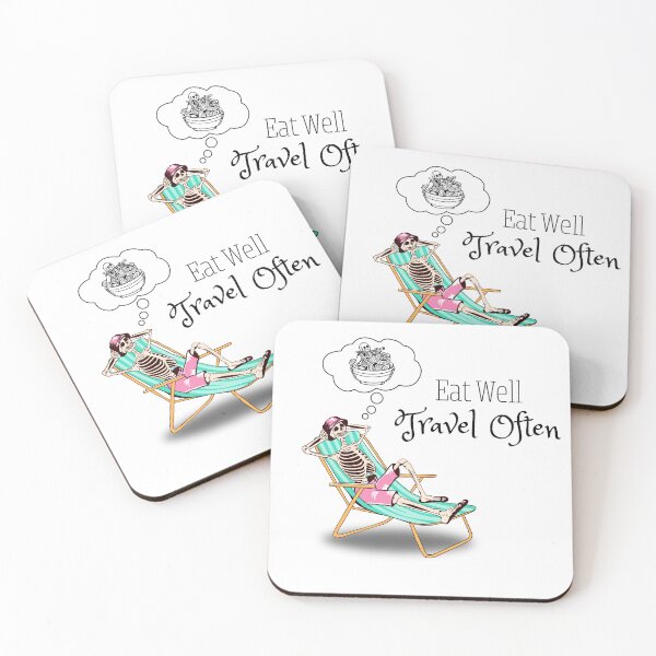 Item preview, Eat Well Travel Often designed and sold by StarArtsStudio.