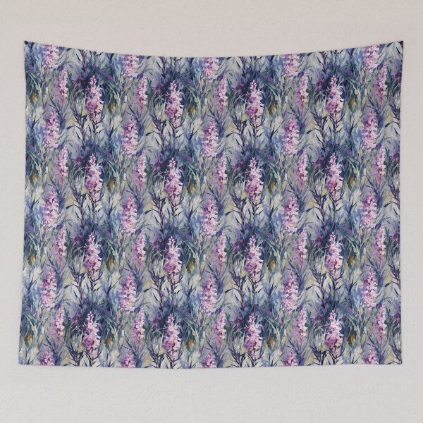Item preview, Lavender Tile 04: Purple Haze on Fragrant Spikes and Fields of Violet Perfume designed and sold by TheBrainArt.