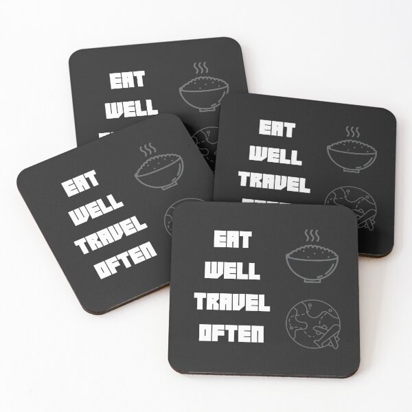 Item preview, eat well travel often designed and sold by SKUMA25.