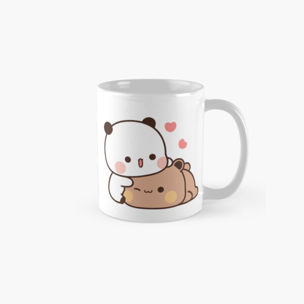 Aperçu de l'œuvre Moment de détente amoureux de DuDu Bear et BuBu Panda créée et vendue par Pandety.