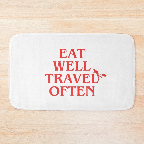 Item preview,  Eat Well Travel Often designed and sold by OS-Afolky.