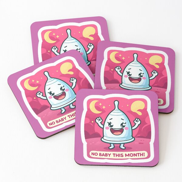 Item preview, Happy menstrual cup designed and sold by MaddiePattern.