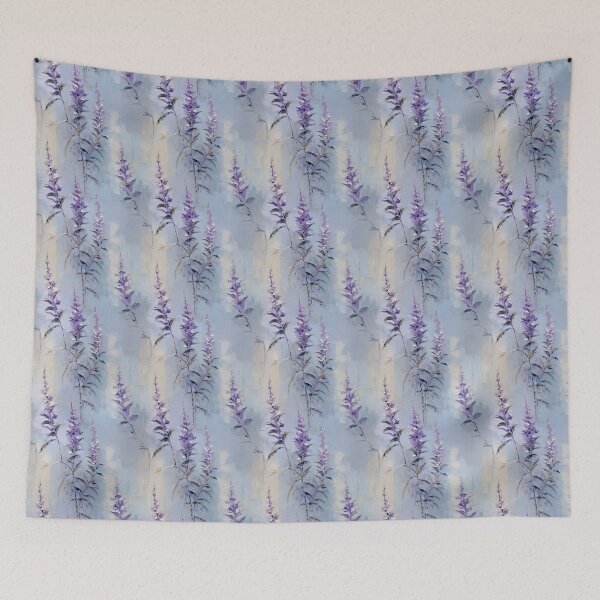 Item preview, Lavender Tile 06: Purple Haze on Fragrant Spikes and Fields of Violet Perfume designed and sold by TheBrainArt.
