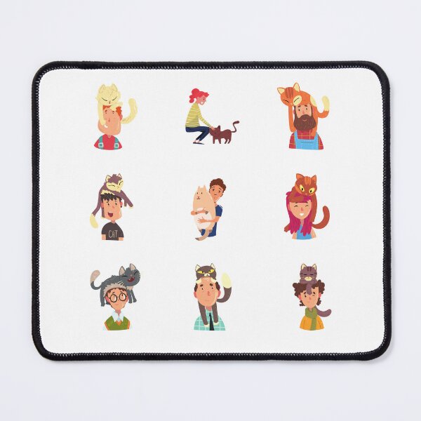 Item preview, cute cats playing with their humans designed and sold by huape.