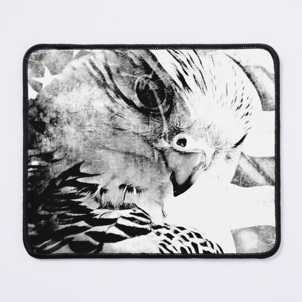 Item preview, EAGLE IN BLACK AND WHITE designed and sold by inarausch2023.