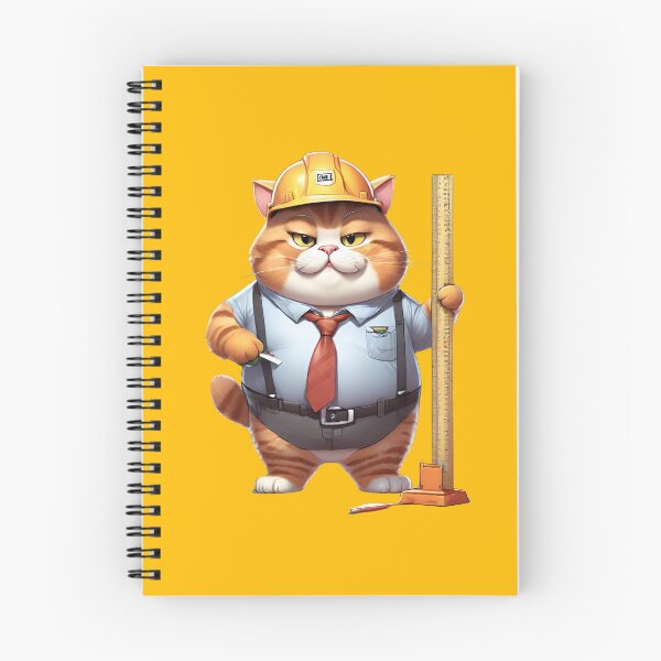 Item preview, Ingeniero gato gordito designed and sold by Keffy.