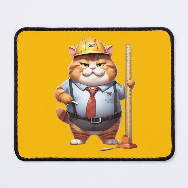 Artikelvorschau, Chubby Kitty Cat Engineer entworfen und verkauft von Keffy.