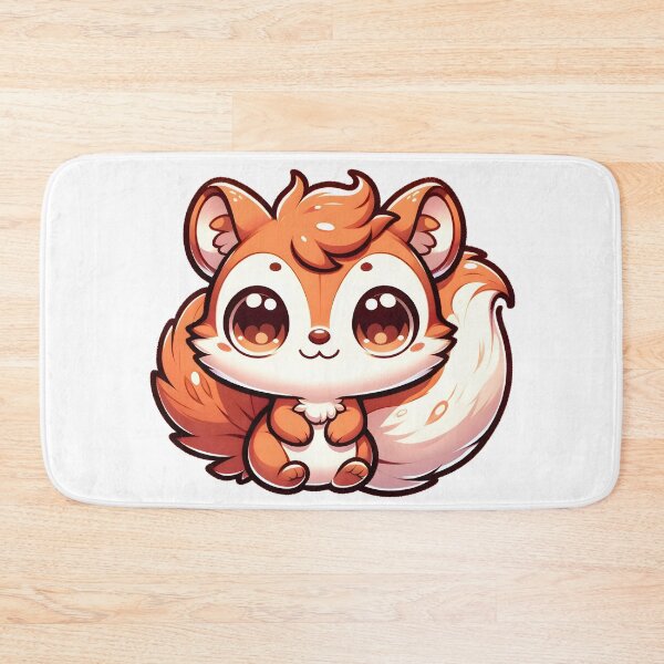 Item preview, Nutty Nibbles - Chibi Squirrel Cartoon designed and sold by CuddlesCartoons.