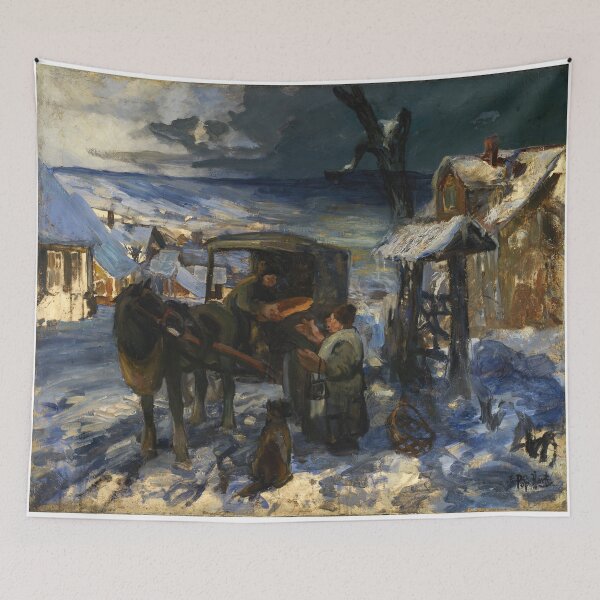 Item preview, Village Scene, George Overbury Pop Hart designed and sold by Suzana Djordjevic.
