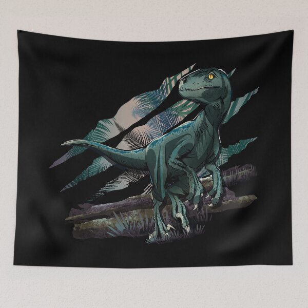 Item preview, Jurassic World - Velociraptor Blue designed and sold by Mariia Berezhna.