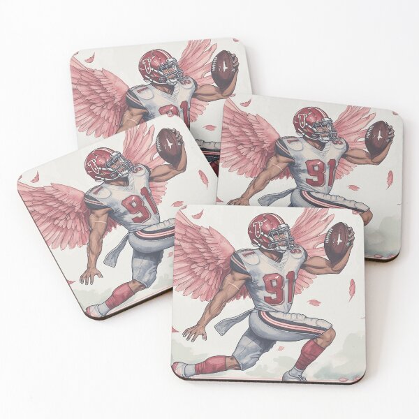 Item preview, Freamed Cupid as an American Football Player designed and sold by Sp3ctrumOfColor.